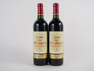 Vente aux enchères 2 BOUTEILLES CLOS DES MENUTS GC ST ÉMILION - 2009