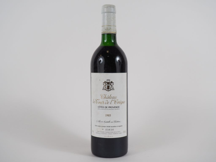 1 BOUTEILLE CHATEAU LA TOUR DE L'EVEQUE CÔTES DE PROVENCE - 1985 - LB