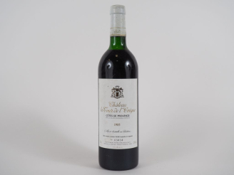 Vente aux enchères 1 BOUTEILLE CHATEAU LA TOUR DE L'EVEQUE CÔTES DE PROVENCE - 1985 - LB