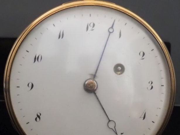 AUDEBERT à Paris Début XIXe siècle Montre de gousset en or jaune 750 à