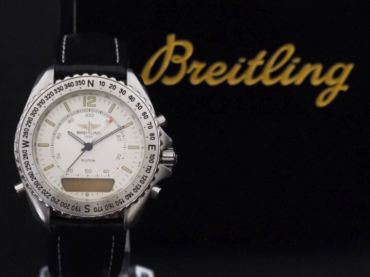 BREITLING 1884, Pluton Ref. A51038 Montre chronographe en acier, étanc
