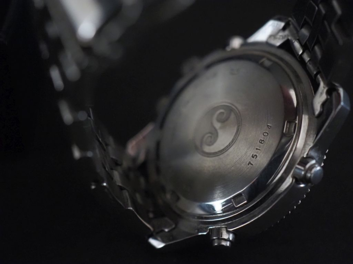 SEIKO, Chronograph Ref. 7T32-7E60 Montre bracelet en acier.  Cadran ro