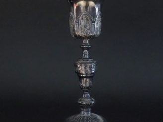 Vente aux enchères Calice fin XVIIIème - début XIXème en argent 950, poinon au 1er Coq, à