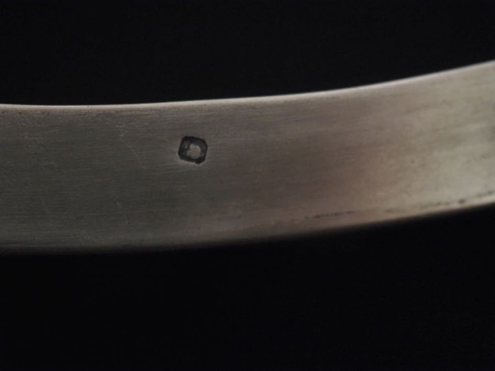 Jardinière quadrilobée de style Louis XVI en argent 925, poinçon Miner