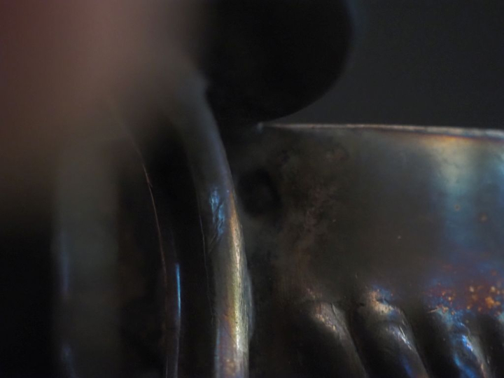 Ensemble comprenant deux différents tastes vin en argent 925, poinçon 