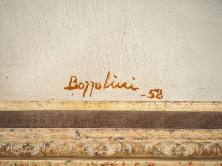 Silvano BOZZOLINI (1911-1998). « Délivrance », 1958 Huile sur toile, s