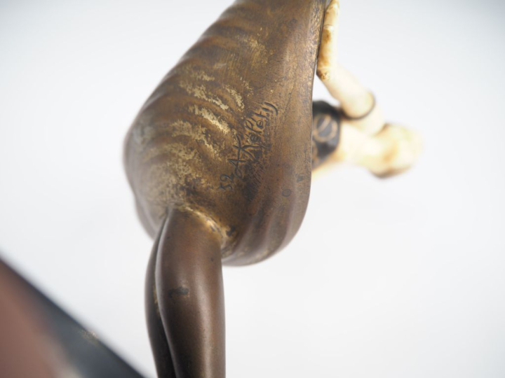 Alexandre KELETY (1974- 1940) « Danseuse » Sculpture Chryséléphantine 