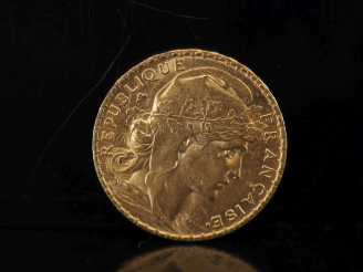 Vente aux enchères Pièce de 20 Francs or, 1903. FRAIS ACHETEURS 10% HT.   