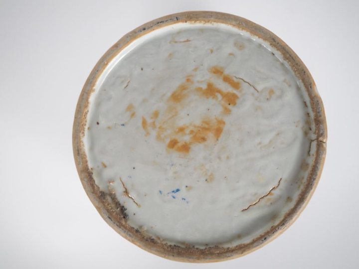 Japon, XIXe siècle,  Jarre en porcelaine bleu blanc, à décor de faisan