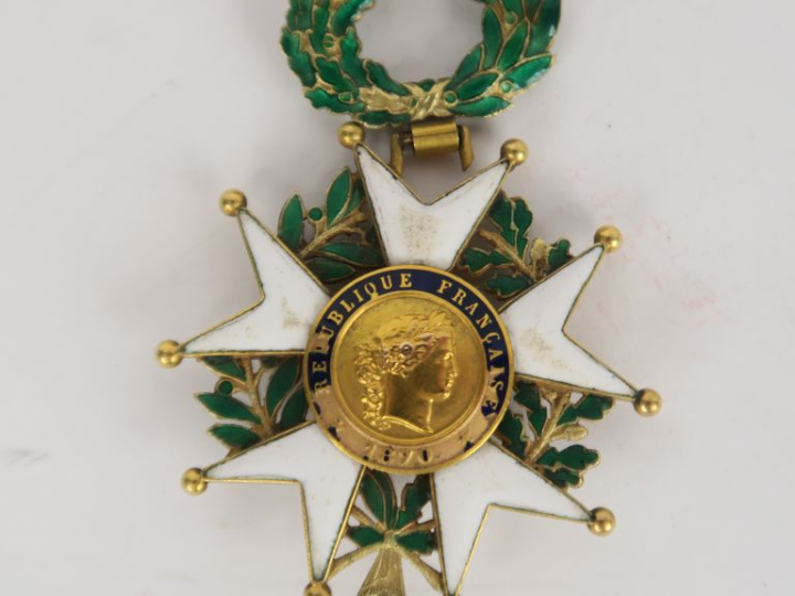 FRANCE  ORDRE DE LA LEGION D’HONNEUR Etoile d’officier IIIe République