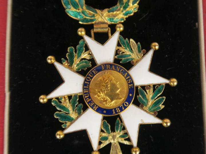 FRANCE  ORDRE DE LA LEGION D’HONNEUR Etoile d’officier IIIe République