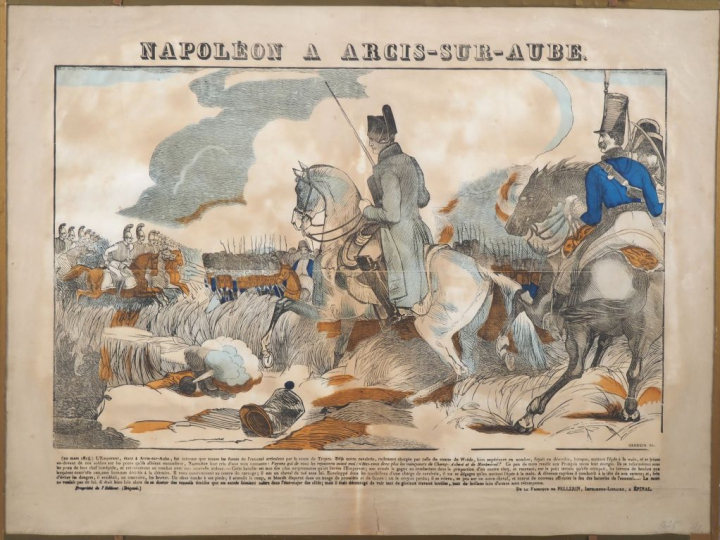 Lot de 43 images d’Epinal sur les campagnes Napoléoniennes ou la vie d