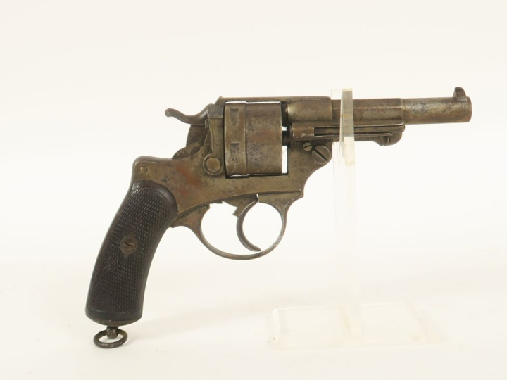 Revolver d’ordonnance modèle 1873, six coups, calibre 11mm/73.  Manque