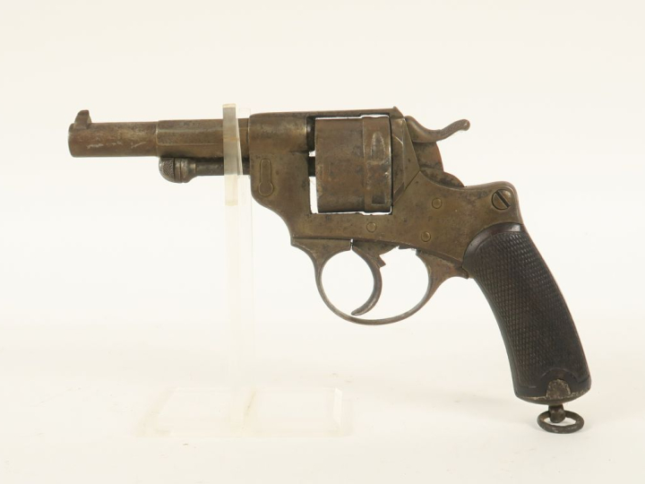 Revolver d’ordonnance modèle 1873, six coups, calibre 11mm/73.  Manque