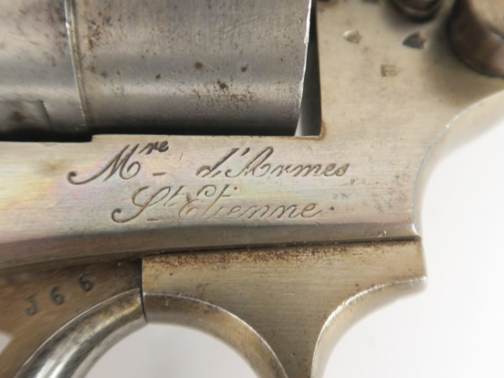 Revolver d’ordonnance modèle 1873 S-1881, six coups, calibre 11mm/73. 