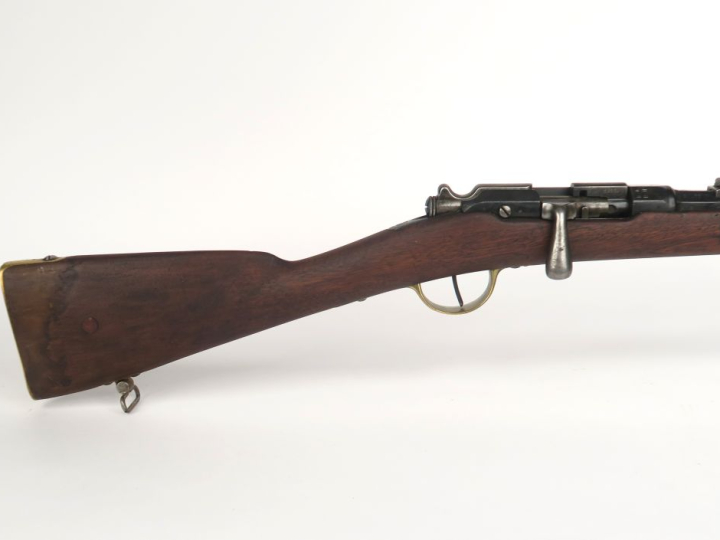 Mousqueton modèle 1874 Gras, modifié pour l’export en Asie.  Canon ave