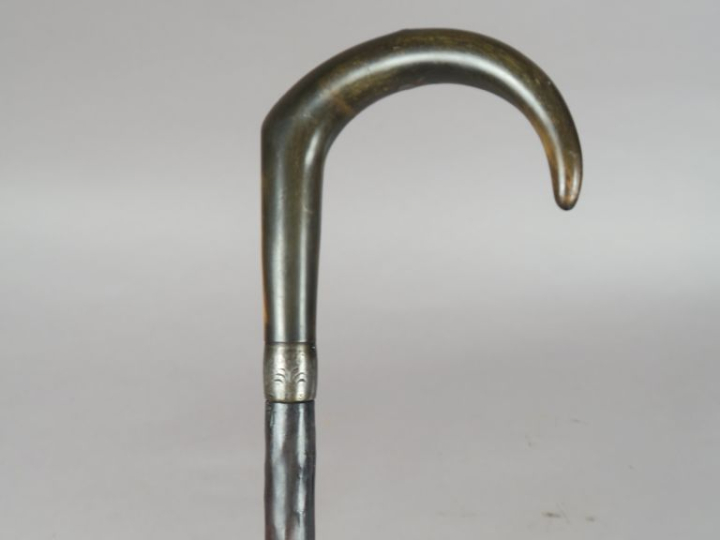 Canne fusil « Etoile », un coup, calibre 9 mm annulaire.  Poignée cour