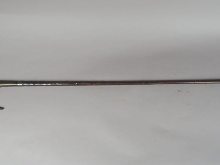 Canne fusil « Etoile », un coup, calibre 9 mm annulaire.  Poignée cour