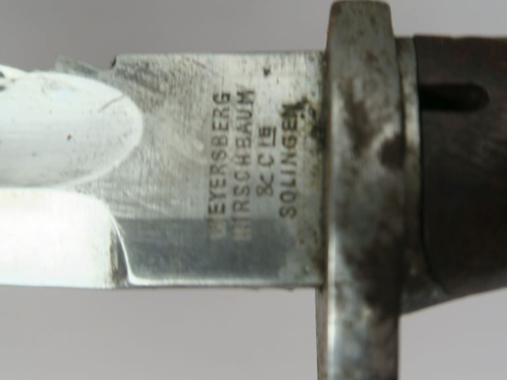 ALLEMAGNE  Baïonnette modèle 1898-05 du génie.  Poignée à plaquettes d