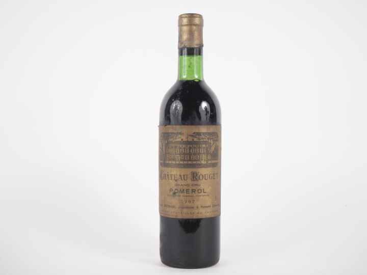 1 BOUTEILLE CHÂTEAU ROUGET POMEROL - 1967 - BG/ELA