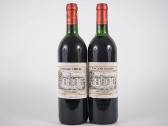 Vente aux enchères 2 BOUTEILLES CHÂTEAU DAUZAC GCC MARGAUX - 1989 - LB