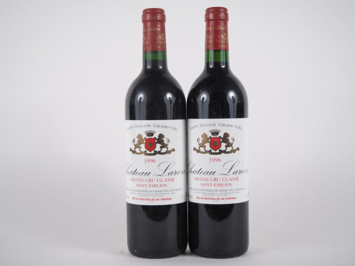 2 BOUTEILLES CHÂTEAU LAROZE GCC ST ÉMILION - 1996