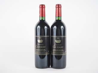 Vente aux enchères 2 BOUTEILLES CHÂTEAU GUERRY CÔTES DE BOURG - 2000