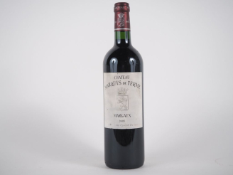Vente aux enchères 1 BOUTEILLE CHÂTEAU MARQUIS DE TERME GCC MARGAUX - 2005