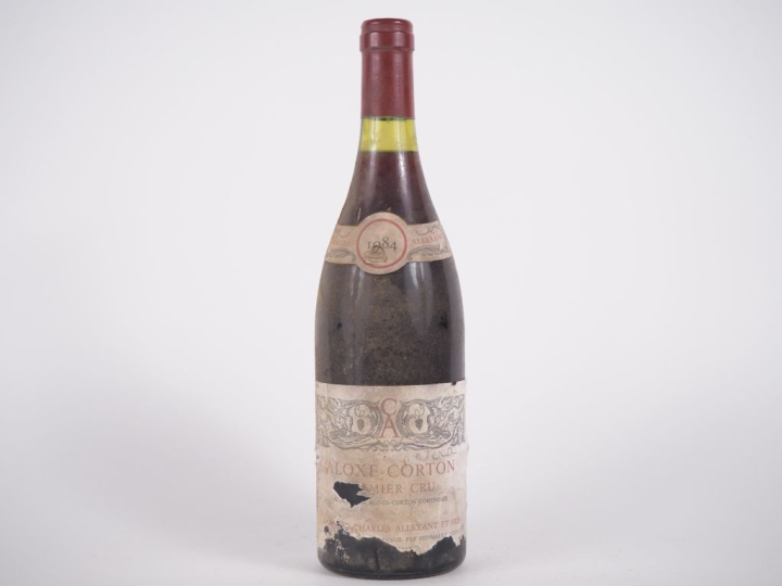 1 BOUTEILLE ALOXE CORTON 1er CRU CHARLES ALLEXANT - 1984 - EA/BS