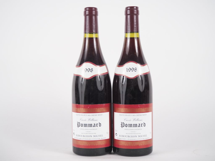 2 BOUTEILLES POMMARD 'CUVÉE WILLIAM' MICHEL REBOURGEON - 1998