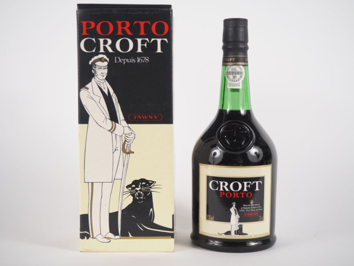 1 BOUTEILLE PORTO CROFT - COFFRET