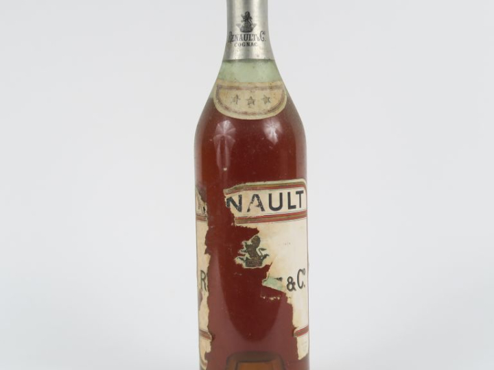1 VIEILLE BOUTEILLE COGNAC RENAULT *** - ETA