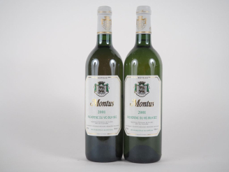 Vente aux enchères 2 BOUTEILLES CHÂTEAU MONTUS PACHERENC DU VIC BILH - 2001
