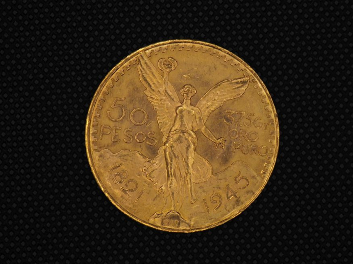 1 pièce de 50 pesos, or FRAIS ACHETEUR : 10 % HT   