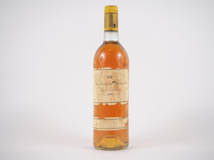 1 BOUTEILLE CHÂTEAU D'YQUEM 1er CCS SAUTERNES - 1980 - BG/EA
