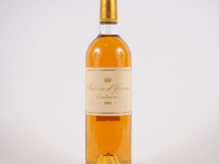 1 BOUTEILLE CHÂTEAU D'YQUEM 1er CCS SAUTERNES - 2003 - BG