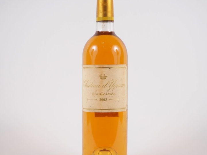 1 BOUTEILLE CHÂTEAU D'YQUEM 1er CCS SAUTERNES - 2003 - BG/ETLT
