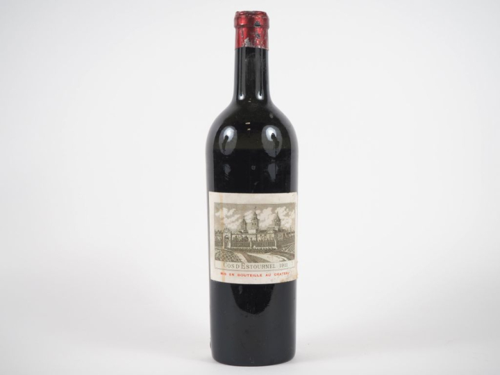 1 BOUTEILLE CHÂTEAU COS D'ESTOURNEL GCC ST ESTÈPHE - 1911 - VIDANGE/CA