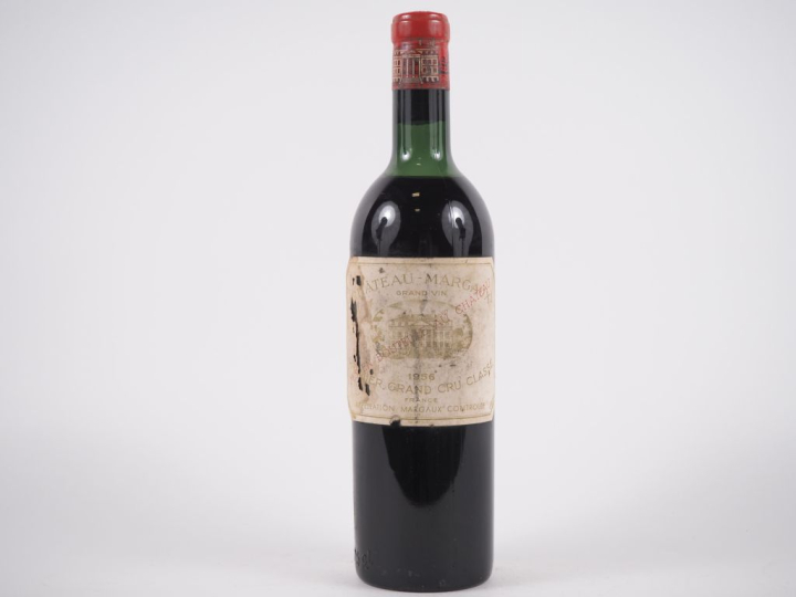1 BOUTEILLE CHÂTEAU MARGAUX 1er GCC MARGAUX - 1956 - HEP/EA