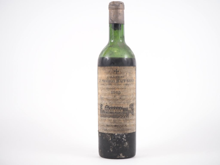 1 BOUTEILLE CHÂTEAU LA MISSION HAUT BRION 1er CC GRAVES - 1965 - VIDAN