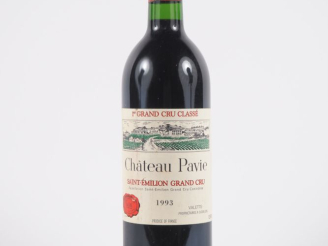 Vente aux enchères 1 BOUTEILLE CHÂTEAU PAVIE 1er GCC ST ÉMILION - 1993