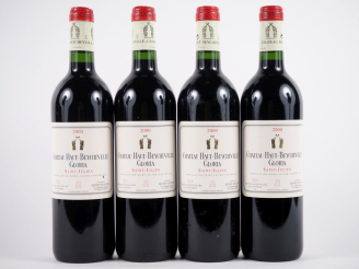 Vente aux enchères 4 BOUTEILLES CHÂTEAU HAUT BEYCHEVELLE GLORIA ST JULIEN - 2000