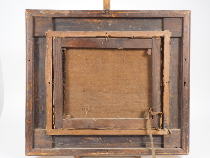 Ecole française fin XVIIIème - début XIXème. " Partie de pêche au clai