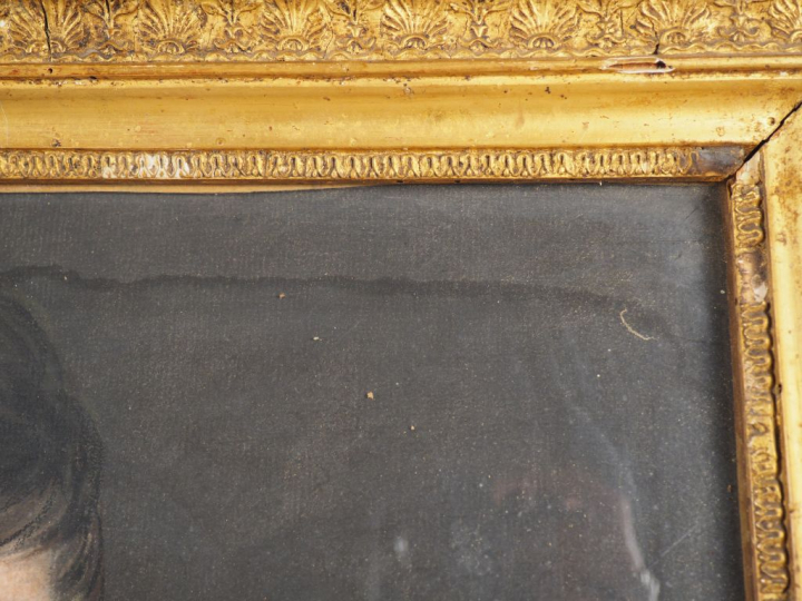 Ecole française début XIXème. "Portrait de physicien". Pastel. Dim. (à