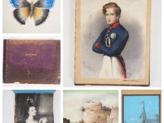 Vente aux enchères Album antiquorum.  40 dessins ou gravures. Album ayant appartenu à Alo