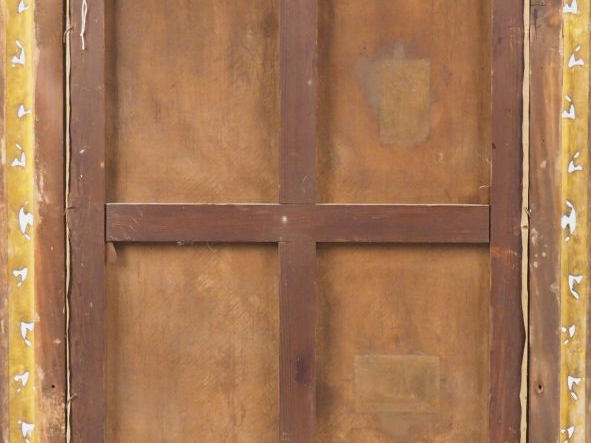 Emile CHARLET (attribué à). "jeune femme au carnet"  Huile sur toile, 