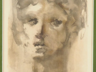Vente aux enchères Leonor FINI. "Visage". Lithographie signée en bas à droite et numéroté