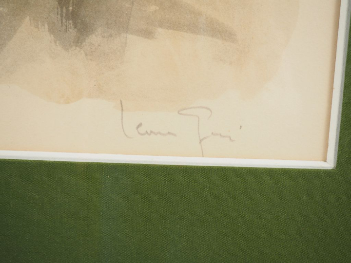 Leonor FINI. "Visage". Lithographie signée en bas à droite et numéroté