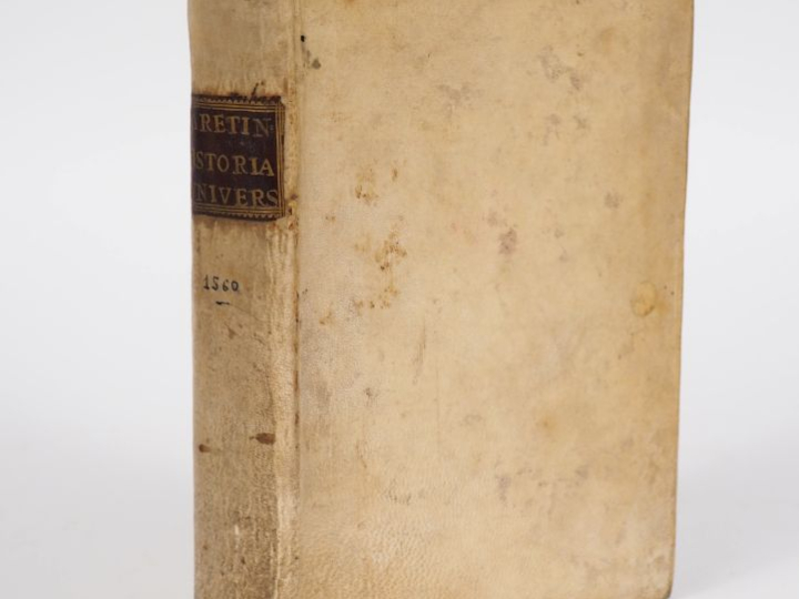 BRUNI (Leonardo). LA HISTORIA UNIVERSALE de suoi tempi. In Venetia [Ve