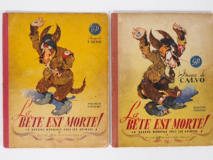 CALVO. LA BÊTE EST MORTE. La guerre mondiale chez les animaux. P., Édi